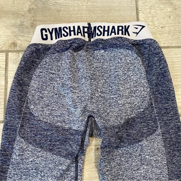SOLD | Gymshark Flex Leggings Sapphire Blue Marl/Light Grey - Picture 10 of 13